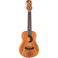 

Luna Uke Concert Spalt Maple Crescent Sound Hole Acoustic Ukulele, 18 Frets, C Shape Neck, Rosewood Fingerboard, Satin Natural