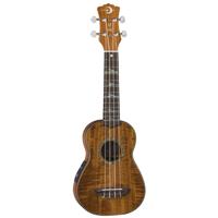 

Luna Uke High Tide Koa Soprano Acoustic Electric Ukulele with Preamp and Gigbag, 12 Frets, 'C' Shape Neck, Walnut Fretboard, Satin Natural