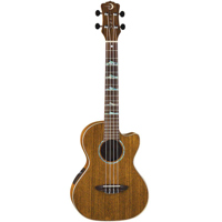 

Luna Uke High Tide Tenor Ova Semi Acoustic Ukulele with Preamplifier, 20 Frets, C Shape Neck, Rosewood Fretboard, Satin Natural