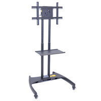 

Luxor FP2500 Adjustable Flat Panel Cart with Accessory Shelf for 32"- 60" Flat TV