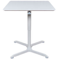 

Luxor 36" Pneumatic Height Adjustable Square Cafe Table