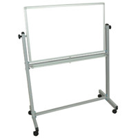 

Luxor MB3624 36x24" Double Sided Magnetic White Board, White/White