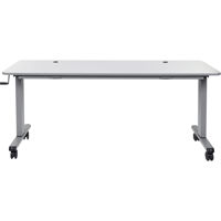 

Luxor 72" Adjustable Flip-Top Training Table with Crank Handle