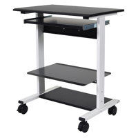 

Luxor 29x20" Three Shelf Adjustable Stand Up Workstation