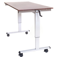 

Luxor 60" Crank Adjustable Stand-Up Desk