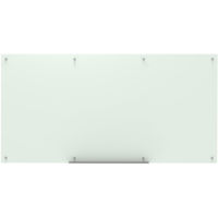 

Luxor 96x40" Wall-Mounted Magnetic Glass Board with Marker Tray