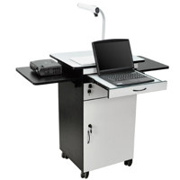 

Luxor WPSDD3 H. Wilson Wood Multi-Media Workstation
