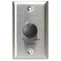 

Lowell Manufacturing 10015LVC 100W 1.5dB 70V/25V Mono Attenuator with Standard Style 1-Gang Wall Plate, Stainless Steel