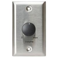 

Lowell Manufacturing 100LVC 100W 3dB 70V/25V Mono Attenuator with Standard Style 1-Gang Wall Plate, Stainless Steel