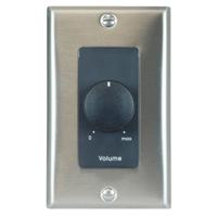 

Lowell Manufacturing 100LVC 100W 3dB 70V/25V Mono Attenuator with Decorator Style 1-Gang Wall Plate, Stainless Steel & Black