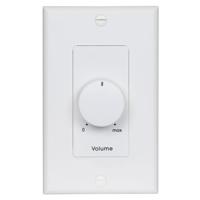 

Lowell Manufacturing 100LVC-PA 100W 3dB 70V/25V Mono Attenuator with Priority Relay and Decorator Style 1-Gang Wall Plate, White