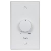 

Lowell Manufacturing 100LVC 100W 3dB 70V/25V Mono Attenuator with Standard Style 1-Gang Wall Plate, White