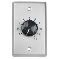 

Lowell Manufacturing 10LVC 10W 3dB 70V/25V Mono Attenuator with Standard Style 1-Gang Wall Plate, Stainless Steel