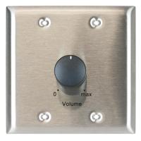 

Lowell Manufacturing 150LVCS 150W 3dB 100/70/25V Stereo Attenuator with Standard Style 2-Gang Wall Plate, Stainless Steel