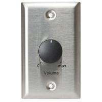 

Lowell Manufacturing 25LVC 25W 3dB 70V/25V Mono Attenuator with Standard Style 1-Gang Wall Plate, Stainless Steel