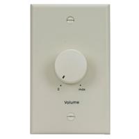 

Lowell Manufacturing 50LVC 50W 3dB 70V/25V Mono Attenuator with Standard Style 1-Gang Wall Plate, Almond