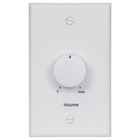 

Lowell Manufacturing 50LVC 50W 3dB 70V/25V Mono Attenuator with Standard Style 1-Gang Wall Plate, White