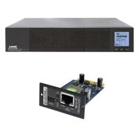 

Lowell Manufacturing UPS8-1500-IP UPS Bundle, Includes UPS8-1500 1500VA Line Interactive UPS & UPS-SNMP SNMP Card