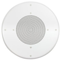 

Lowell Manufacturing A8-AW Screw Mount Aluminum Ceiling Grille for 8" Speaker, 12.88" Diameter, White