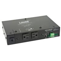 

Lowell Manufacturing ACSP-1502-RPC Compact Surge Suppressor with 6' Detachable IEC Cord, Two 15A NEMA Outlets, Remote Control Capable