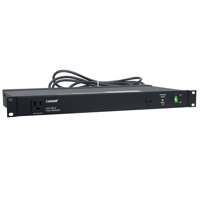 

Lowell Manufacturing ACR-1509-S 1U 15A Rackmount Power Panel with 9' Attached Cord, Nine Outlets, 1-Stage Surge Suppression with LED