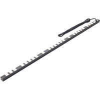 

Lowell Manufacturing ACS-1524 15A AC Power Strip with Attached 12' Cord, 24 Outlets