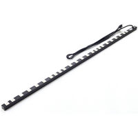 

Lowell Manufacturing ACS-2024 20A AC Power Strip with Attached 12' Cord, 24 Outlets
