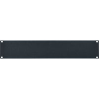 

Lowell Manufacturing AFP-2CC 2U 1/8" Aluminum Rackmount Blank Flat Panel, 12 Pack, Textured Black