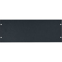 

Lowell Manufacturing AFP-4CC 4U 1/8" Aluminum Rackmount Blank Flat Panel, 6 Pack, Textured Black