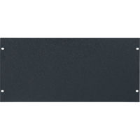 

Lowell Manufacturing AFP-5 5U 1/8" Aluminum Rackmount Blank Flat Panel, Textured Black
