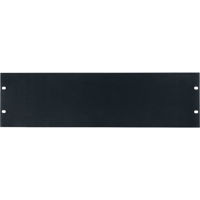 

Lowell Manufacturing AFPB-3 3U 1/8" Aluminum Rackmount Blank Flat Panel, Brushed Black Anodized