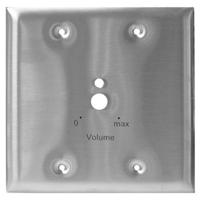 

Lowell Manufacturing ANP-2 2-Gang Punched Stainless Steel Wall Plate for Attenuator, Dial Scale