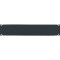 

Lowell Manufacturing AP-2CC 2U 16-Gauge Flanged Aluminum Rackmount Blank Panel, 12 Pack, Textured Black