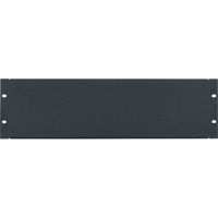 

Lowell Manufacturing AP-3 3U 16-Gauge Flanged Aluminum Rackmount Blank Panel, Textured Black