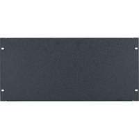 

Lowell Manufacturing AP-5 5U 16-Gauge Flanged Aluminum Rackmount Blank Panel, Textured Black