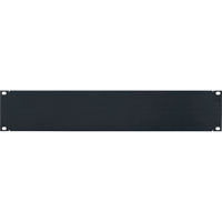 

Lowell Manufacturing APB-2 2U Aluminum Blank Rackmount Panel with Flange, Brushed Black Anodized