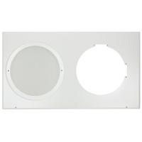 

Lowell Manufacturing BP-300 Steel Grille/Frame for 12" Analog Clock/8" Speaker, Recessed, White
