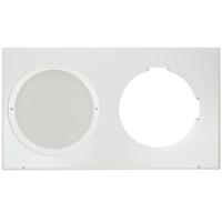 

Lowell Manufacturing BP-700 Steel Grille/Frame for 12" Analog Clock/8" Speaker Center, Surface-Mount, White