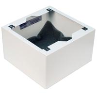 

Lowell Manufacturing CB44 Surface-Mount Steel Backbox for 4" Speaker & Screw-Mount Grille, 7.12" Square x 4.25" Deep