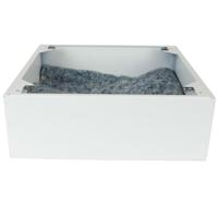 

Lowell Manufacturing CB84-SG Surface-Mount Steel Backbox for 8" Speaker & Screw-Mount Grille, 11.5" Square x 4" Deep
