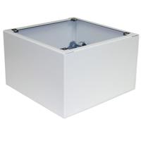 

Lowell Manufacturing CB86-6 Surface-Mount Steel Backbox for 4" Speaker & Screw-Mount Grille, 9.56" Square x 5.94" Deep