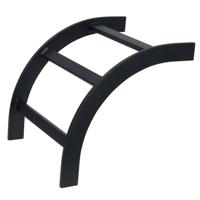 

Lowell Manufacturing CL-12VT 12" Tubular Steel Vertical Turn for Cable Ladder, Black