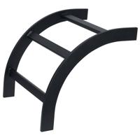 

Lowell Manufacturing CL-18VT 18" Tubular Steel Vertical Turn for Cable Ladder, Black