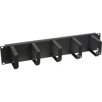 

Lowell Manufacturing CMD-2H 2U Horizontal Rackmount Cable Management Panel with 5x D-Rings