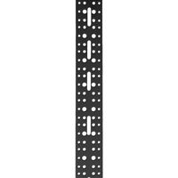 

Lowell Manufacturing CMV2-44 44U Cable Management Vertical Bar Lacer Strip, 2" Width, 11 Gauge, 6 Pack