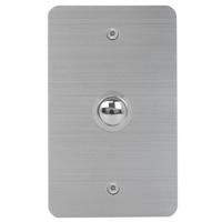 

Lowell Manufacturing CSV 1-Gang Vandal-Resistant Call Switch, Standard Silver Button