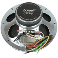 

Lowell Manufacturing CT830A-T72 8" 20W Speaker Coaxial Driver with 5W 25/70V Dual-Voltage Transformer, 12 oz Magnet