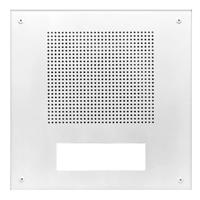 

Lowell Manufacturing DC802-DF 12.69" Square Steel Grille for Digital Clock/Speaker Center, White