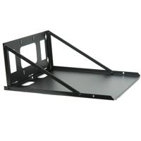 

Lowell Manufacturing FS18-14 Steel Wall-Mount Shelf with Hinge Ships Flat, 14" Depth, 100 Lbs Capacity, Black