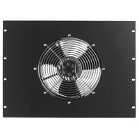 

Lowell Manufacturing FT1-7T 7U 10" 16-Gauge Steel Rackmount Turbo Fan Panel with 6' Green Thermo-Cord (US), 550 cfm Airflow